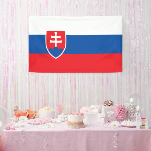 Banderoles Drapeau de la Slovaquie