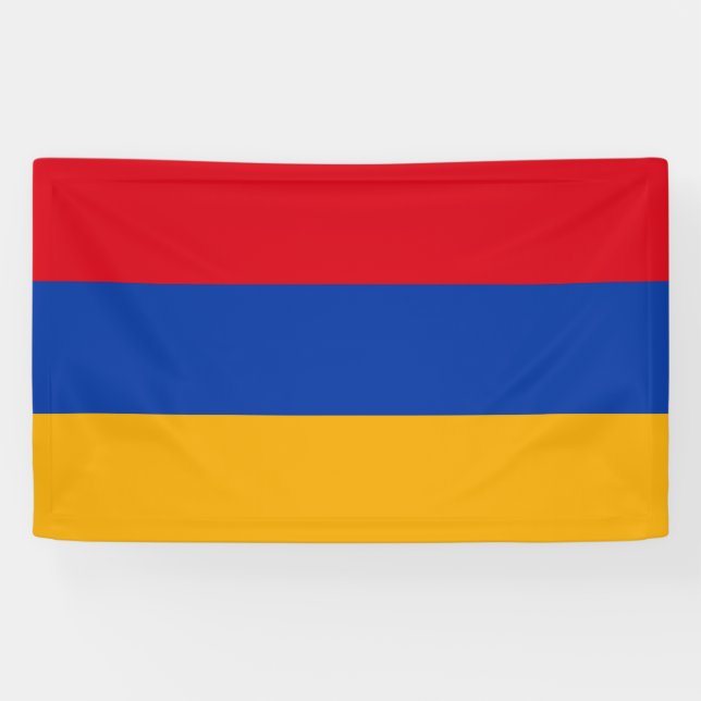 Banderoles Drapeau de l'Arménie (Horizontal)