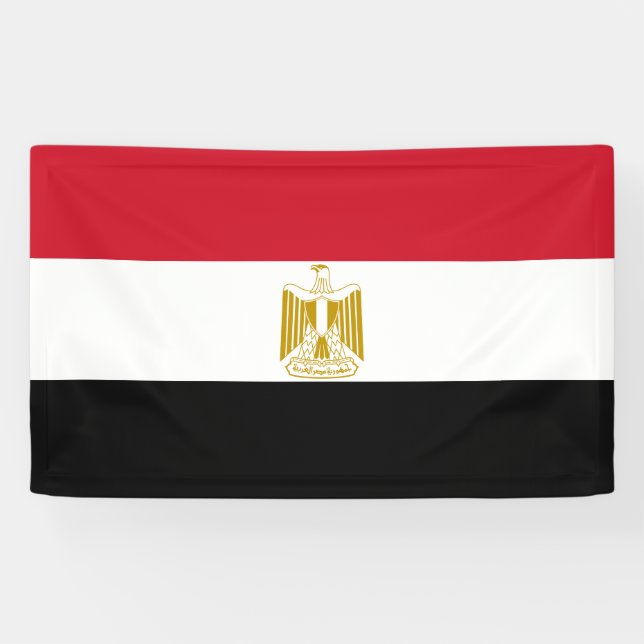 Banderoles Drapeau de l'Égypte (Horizontal)