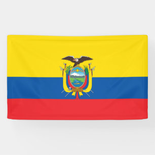 Banderoles Drapeau de l'Équateur