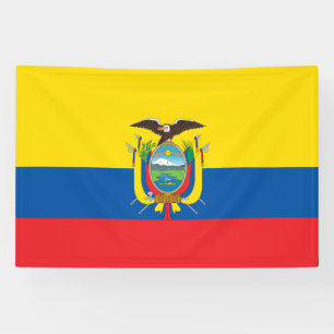 Banderoles Drapeau de l'Équateur