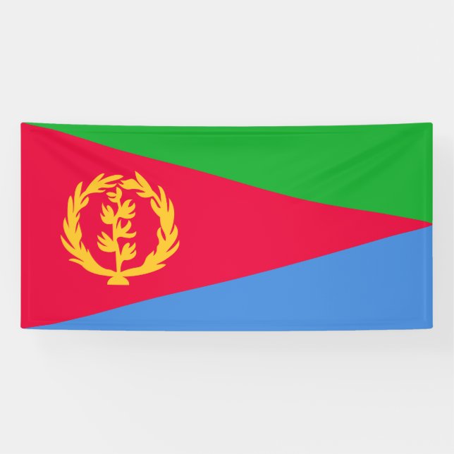 Banderoles Drapeau de l'Érythrée (Horizontal)
