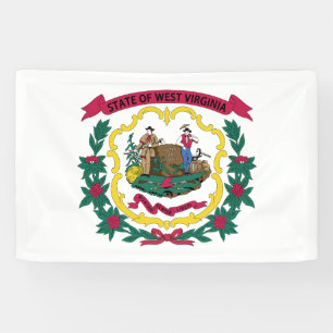 Banderoles Drapeau de l'État de Virginie occidentale
