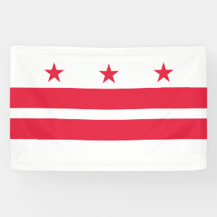 Banderoles Drapeau de l'État de Washington DC