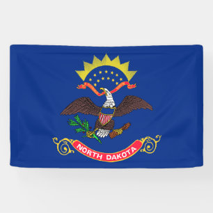 Banderoles Drapeau de l'État du Dakota du Nord