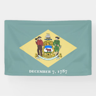 Banderoles Drapeau de l'État du Delaware