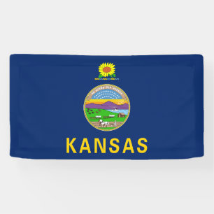 Banderoles Drapeau de l'État du Kansas