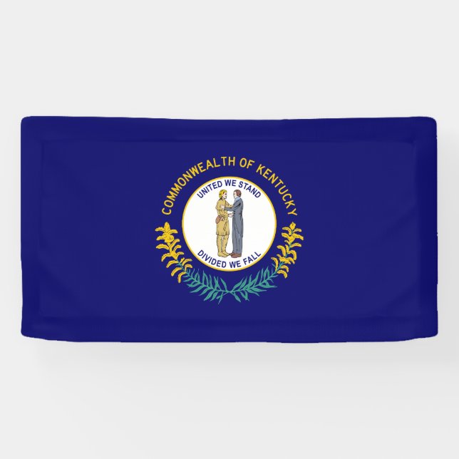 Banderoles Drapeau de l'État du Kentucky (Horizontal)