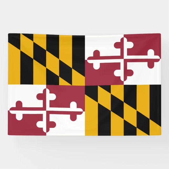 Banderoles Drapeau de l'État du Maryland (Horizontal)