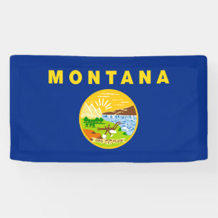 Banderoles Drapeau de l'État du Montana