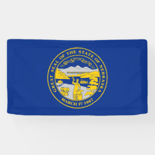 Banderoles Drapeau de l'État du Nebraska