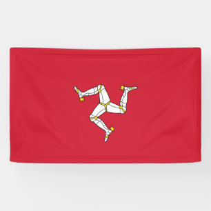 Banderoles Drapeau de l'île de Man