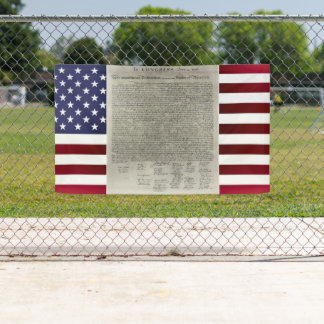 Banderoles Drapeau de l'indépendance de la déclaration améric