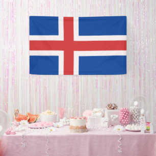 Banderoles Drapeau de l'Islande