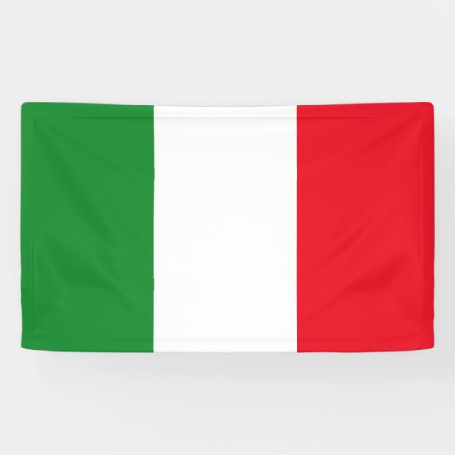 Banderoles Drapeau de l'Italie (Horizontal)