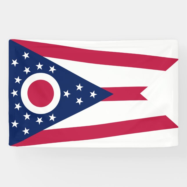 Banderoles Drapeau de l'Ohio (Horizontal)