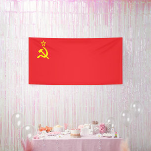 Banderoles drapeau de l'URSS