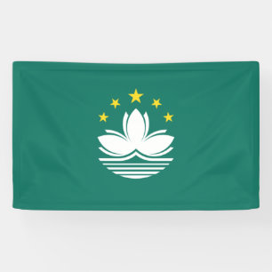 Banderoles Drapeau de Macao (Région chinoise)