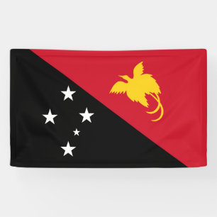 Banderoles Drapeau de Papouasie-Nouvelle-Guinée
