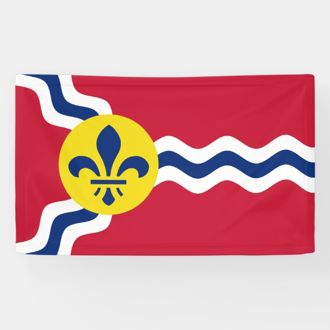 Banderoles Drapeau de Saint-Louis, Missouri (Horizontal)