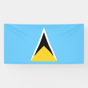 Banderoles Drapeau de Sainte-Lucie
