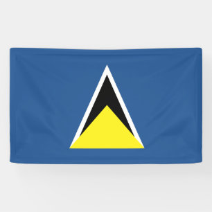 Banderoles Drapeau de Sainte-Lucie
