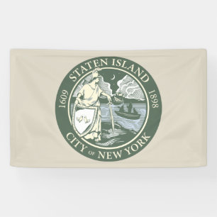Banderoles Drapeau de Staten Island (district de New York)