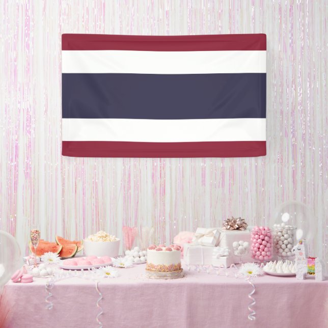 Banderoles Drapeau de Thaïlande (Fête)