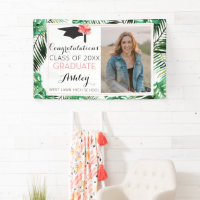 Drapeau de voiture Tropical Luau Graduation