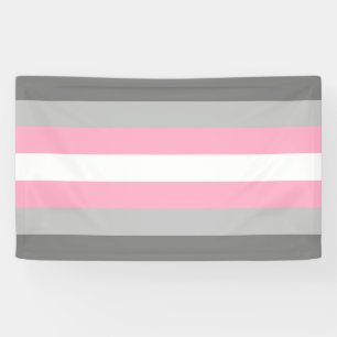 Banderoles Drapeau Démi-fille (Fierté De Jeune Fille) (Identi