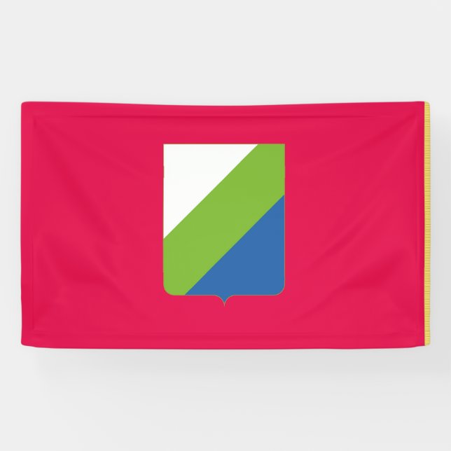 Banderoles Drapeau des Abruzzes Italie symbole italia (Horizontal)