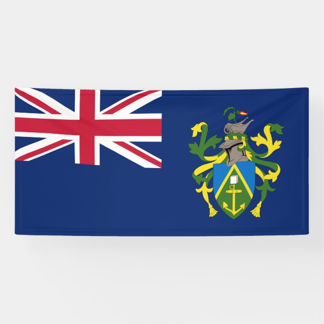Banderoles Drapeau des îles Pitcairn (Horizontal)