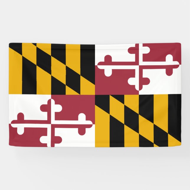 Banderoles Drapeau d'État du Maryland (Horizontal)