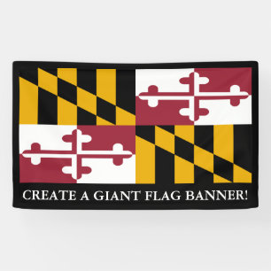 Banderoles Drapeau d'état du Maryland