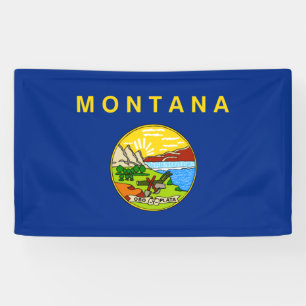 Banderoles Drapeau d'État du Montana