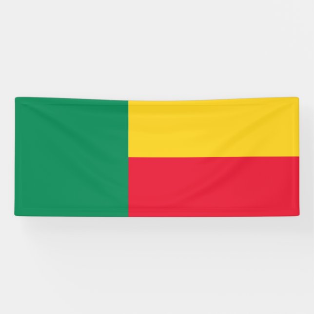 Banderoles Drapeau du Bénin patriotique (Horizontal)