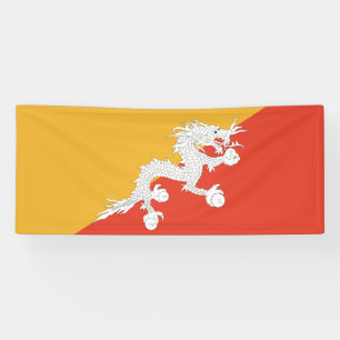Banderoles Drapeau du Bhoutan patriotique