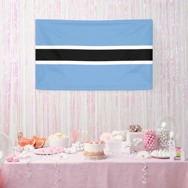 Banderoles Drapeau du Botswana (Fête)