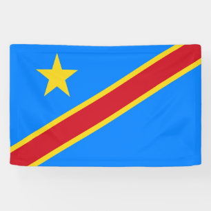 Banderoles Drapeau du Congo Kinshasa