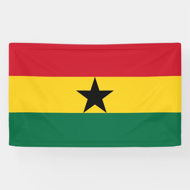 Banderoles Drapeau du Ghana (Horizontal)