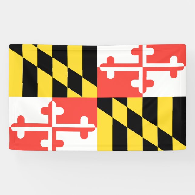 Banderoles Drapeau du MARYLAND - (Horizontal)