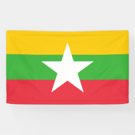 Banderoles Drapeau du Myanmar (Birmanie)