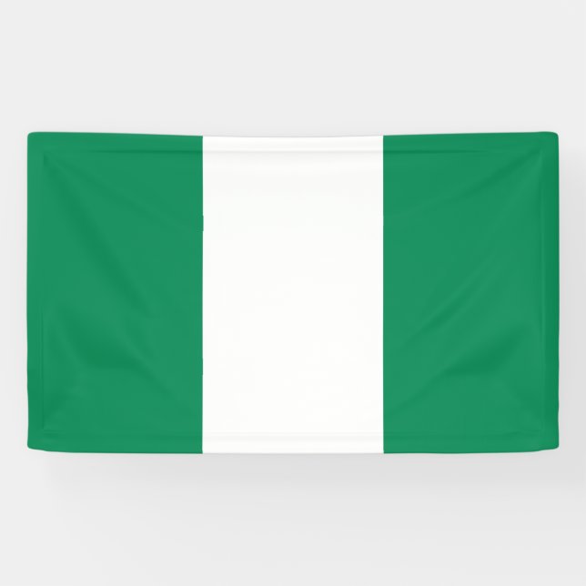 Banderoles Drapeau du Nigeria (Horizontal)