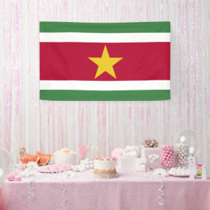 Banderoles drapeau du Suriname