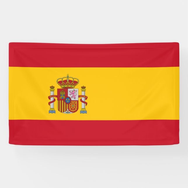 Banderoles Drapeau espagnol (Espagne) (Horizontal)