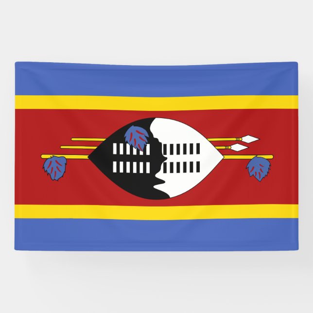 Banderoles Drapeau Eswatini (Horizontal)