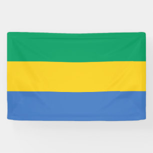 Banderoles Drapeau Gabon