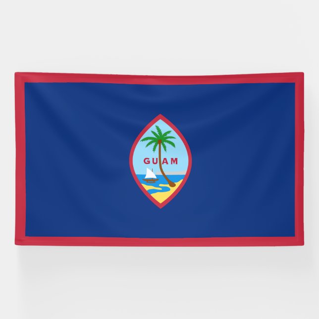 Banderoles Drapeau Guam (Horizontal)