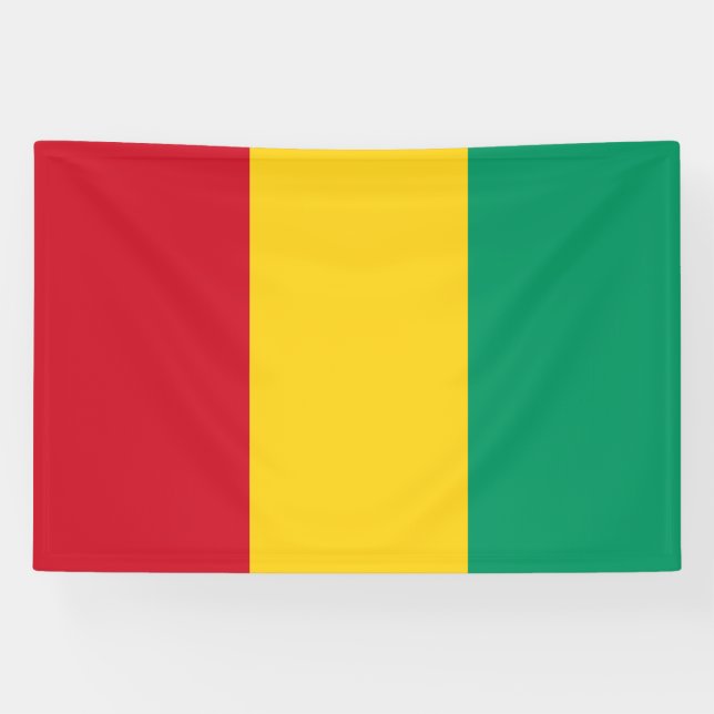 Banderoles Drapeau Guinée (Horizontal)