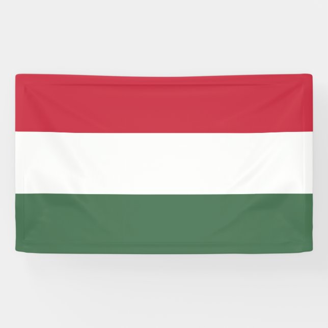Banderoles Drapeau Hongrie tricolore (Horizontal)